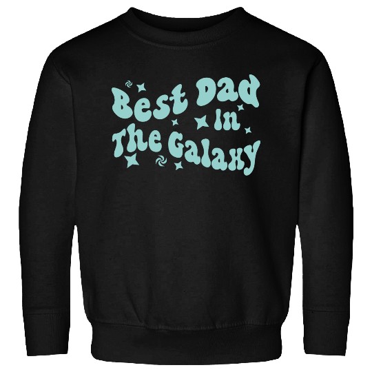 best dad in the galaxy logo father day gift dad Sweatshirts