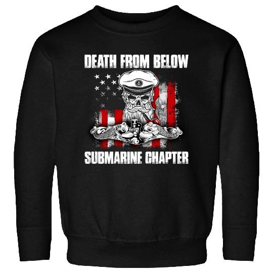 Death From Below Submarine Chapter Patriotic Sweatshirts