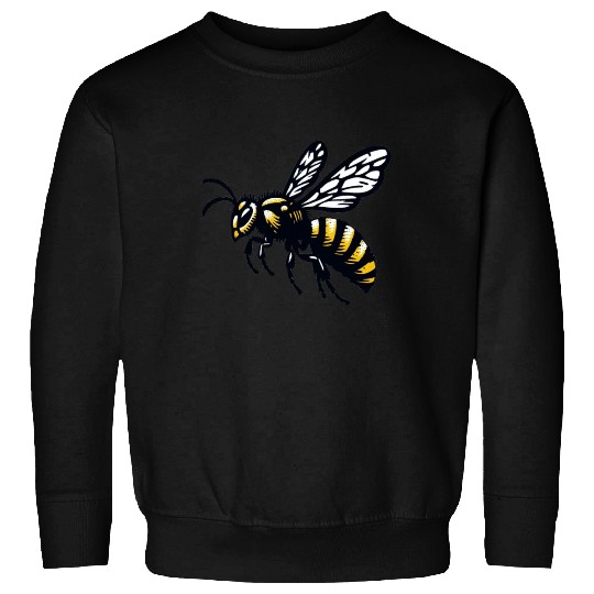 Two Color Wasp Insect Art 2 Sweatshirts