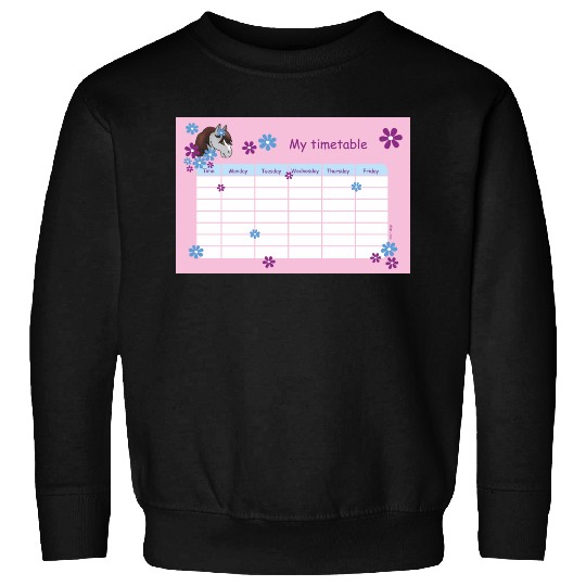 Timetable for Kids - Pony Flowers pink Sweatshirts