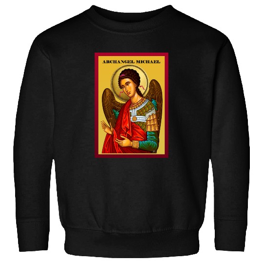 Archangel Michail Orthodox pray icon Sweatshirts