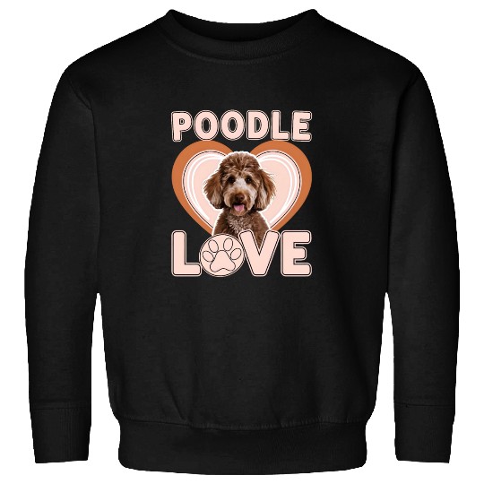 Adorable Brown Poodle for Poodle Enthusiasts Sweatshirts