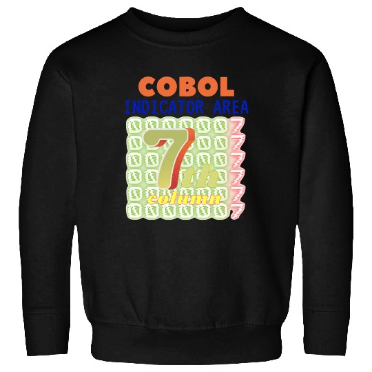 Indicator Area in Cobol Programming Sweatshirts