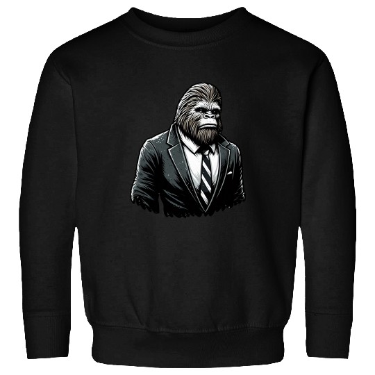 All Business Bigfoot - Funny Stylish Sasquatch Sweatshirts