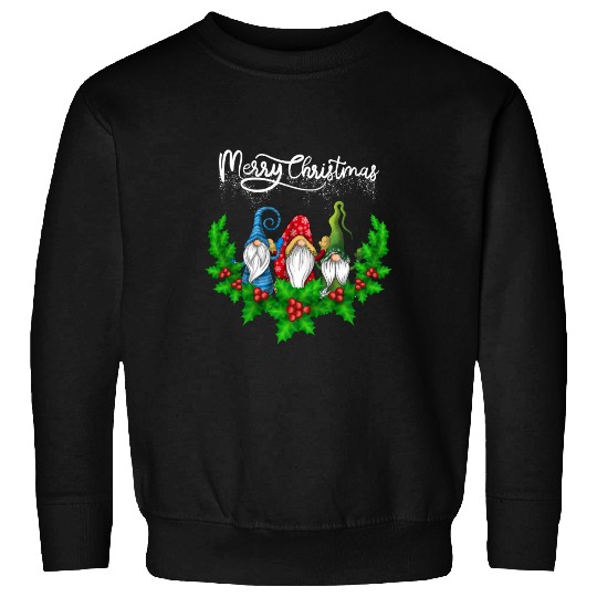 Merry Christmas Gnomes Xmas Family Men Women Sweatshirts