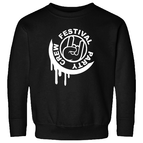 Festival party crew graffiti metal hand gesture Sweatshirts