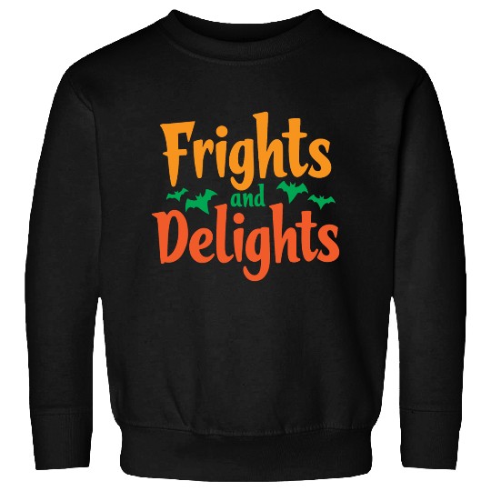 Halloween Theme Typography Black Art V 04 Sweatshirts