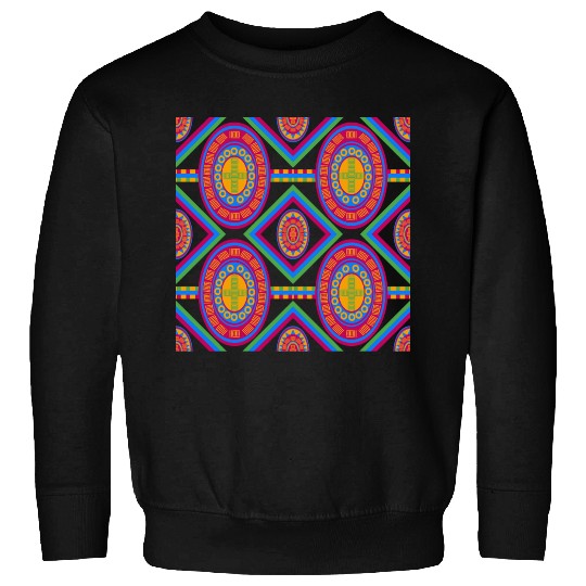 Vibrant African Tribal Pattern. Sweatshirts