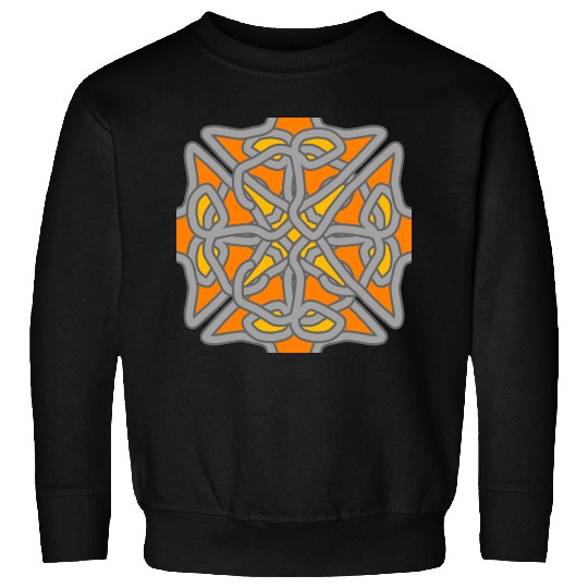Abstract Geometric Knot Design Sweatshirts