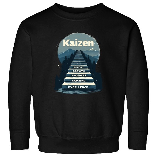 Kaizen Effort Growth Progress Sweatshirts