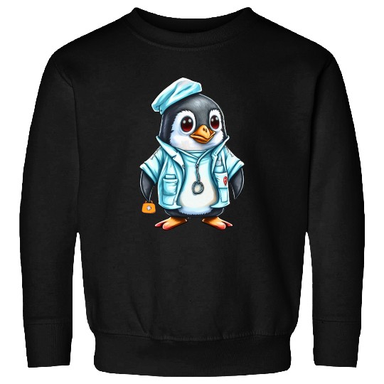 Penguin Doctor, Penguin Famila, Funny Penguin Sweatshirts