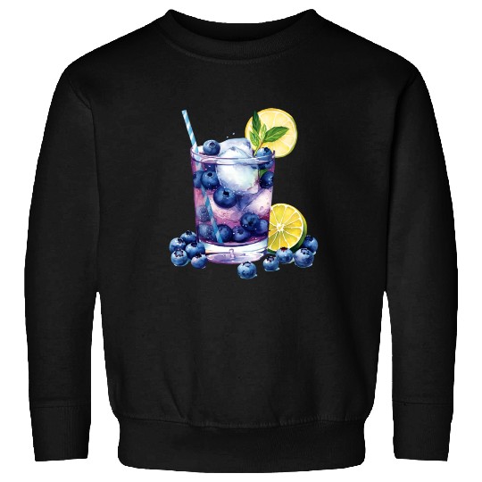 Blueberry Lemon Cocktail Sweatshirts