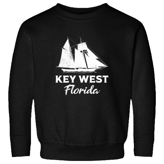 KEY-WEST FLORIDA Sailing Sunshine-State West Keys Sweatshirts