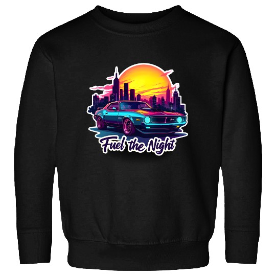 Cyberpunk Muscle Car Sweatshirts