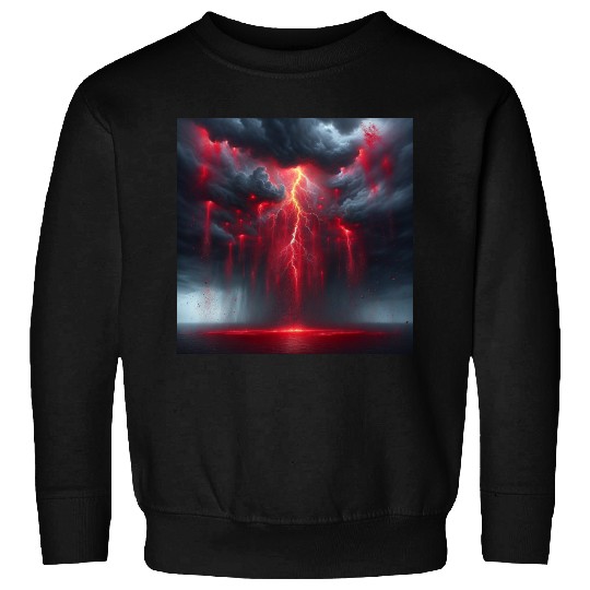 Grey Stormy Evening Sweatshirts