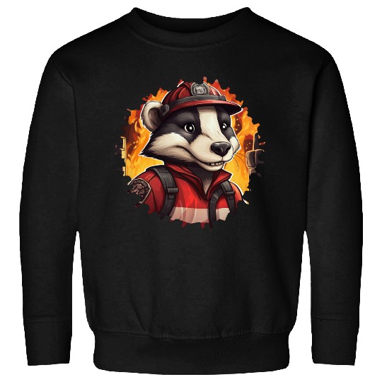 Badge firefighter Sweatshirts