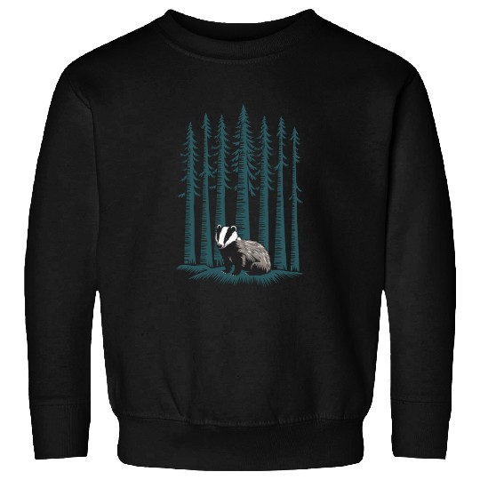 Cottagecore Forest Badge Serenity Nature Vibes Sweatshirts