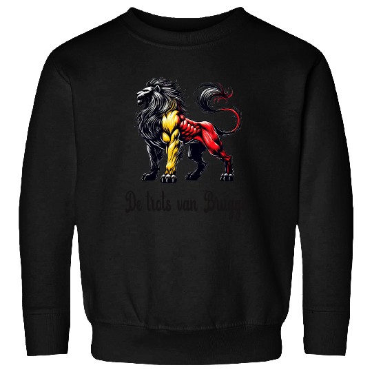 Bruges lion flag design Sweatshirts