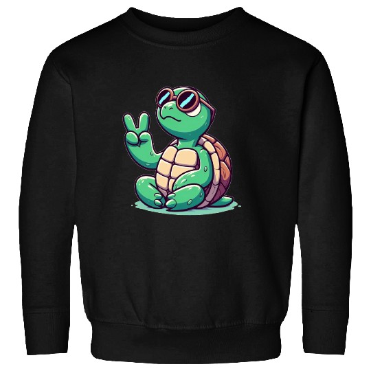 chill turtle Sweatshirts