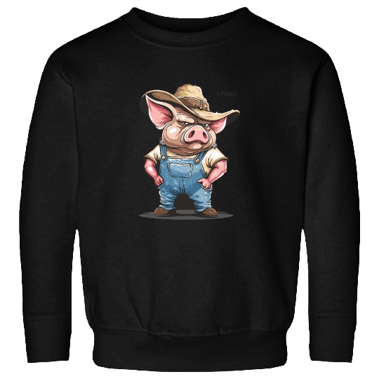 Hillbilly Pig Farmer – Redneck Village Life Sweatshirts