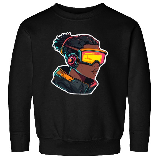 Futuristic character Sweatshirts