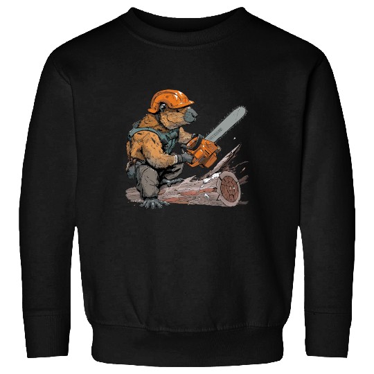 Beaver Lumberjack Chainsaw Sweatshirts