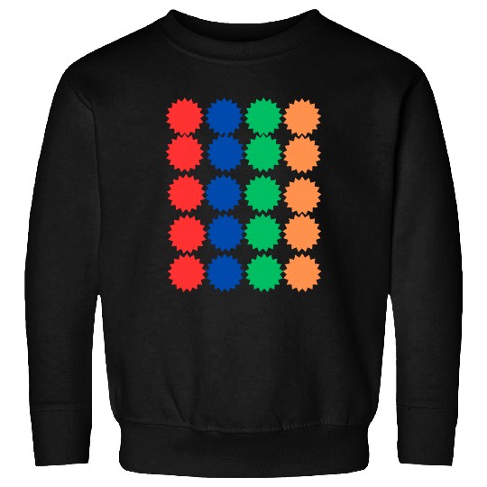 Spiked Circle Pattern Design Sweatshirts