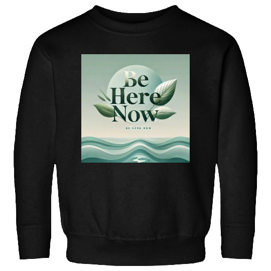 "Be Here Now - Mindful Living" Sweatshirts