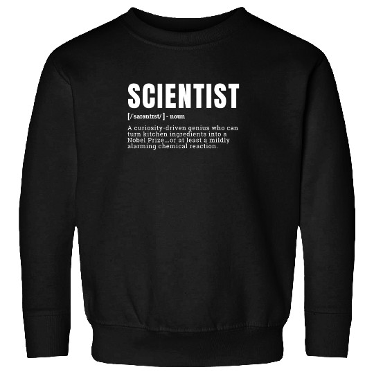 Funny Scientist Curiosity-Driven Definition Occupa Sweatshirts