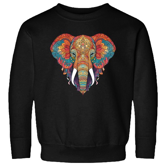 elephant animal zentangle artwork Sweatshirts