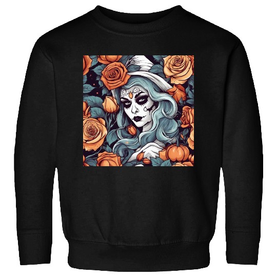 Gothic Day of the Dead Witch Sweatshirts