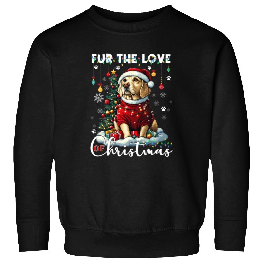 Labrador Retriever Christmas Tree Decorations Dog Sweatshirts
