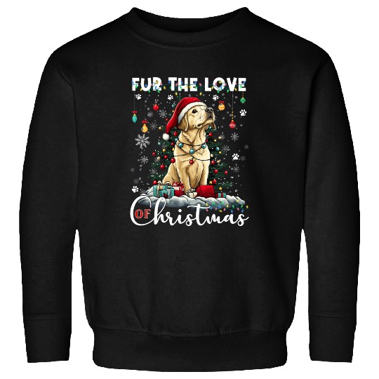 Labrador Retriever Christmas Tree Decorations Dog Sweatshirts