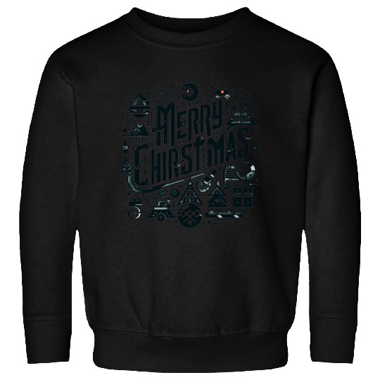 Let It Snow: Merry Christmas Glow Sweatshirts