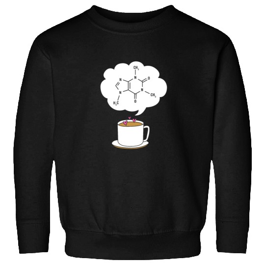 Organic Chemistry Coffee Lover Caffeine Molecule Sweatshirts