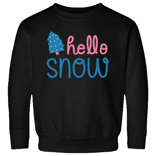 Winter Season Blue and Pink Sweatshirts