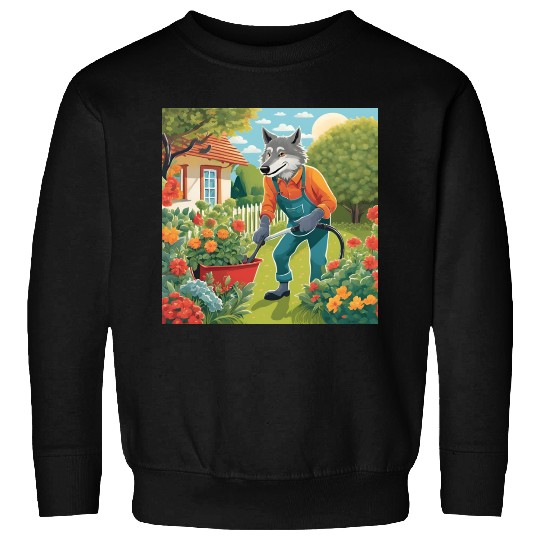The Lone Wolf Tends His Garden Sweatshirts