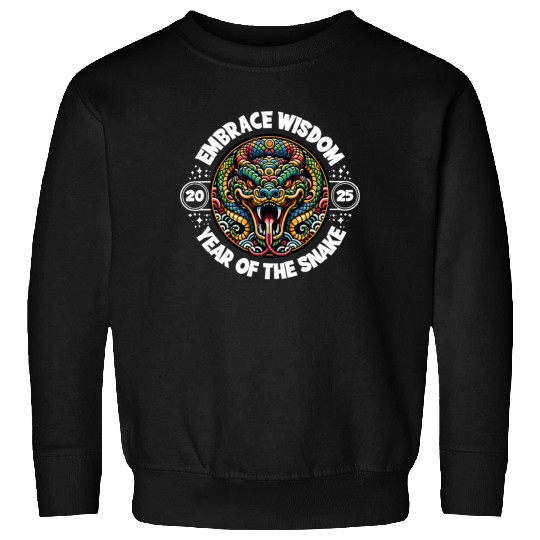 Embrace Wisdom 2025 Year of the Snake Sweatshirts