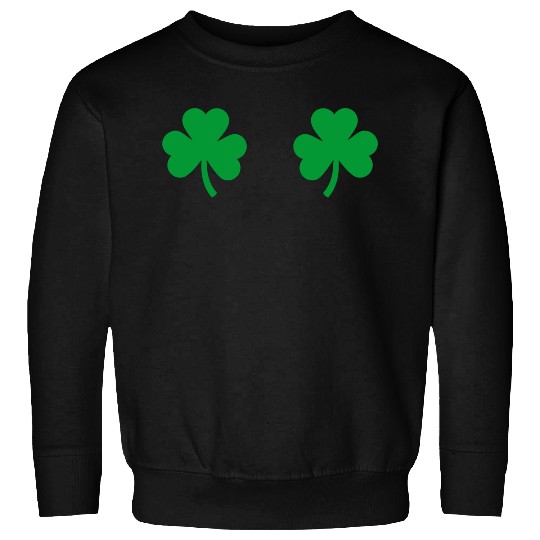 Shamrock Boobs Irish Boobies St Patricks Day Sweatshirts