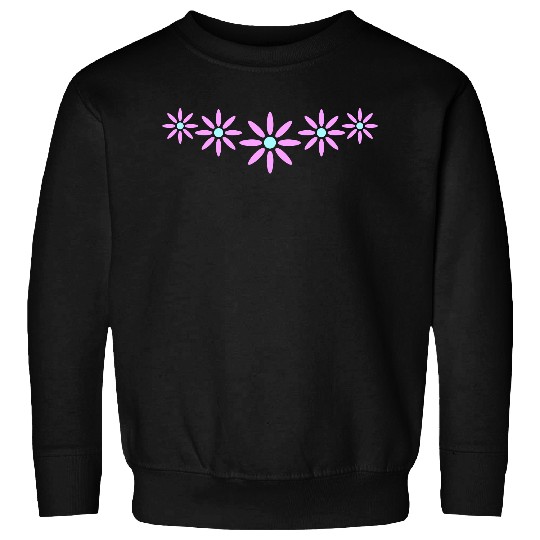 Many Pretty Daisy Flowers Decorative Nature Design Sweatshirts