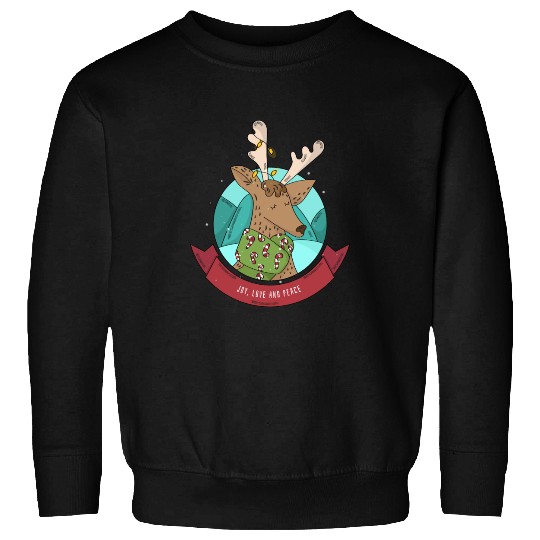 Cozy Reindeer Christmas Cheer Sweatshirts