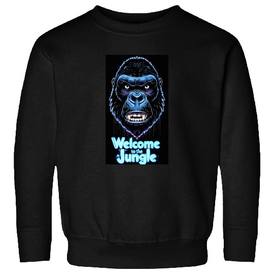 Neon Gorilla Welcome to the Jungle Sweatshirts