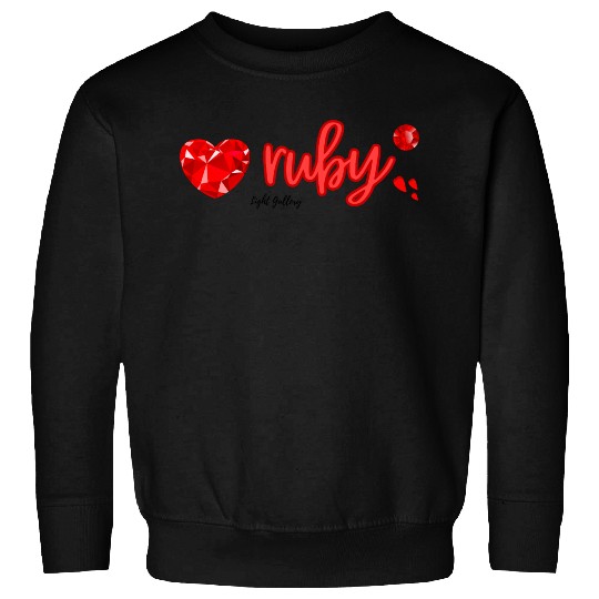 Ruby gemstone jewel Sweatshirts