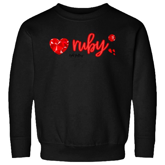 Ruby gemstone jewel Sweatshirts