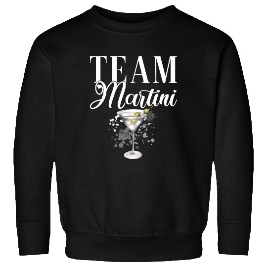 Team Martini Cocktail Bartender Sweatshirts