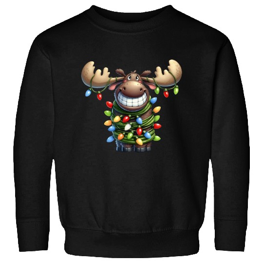 Christmas Merry Christmas For Gift Christmas Moose Sweatshirts