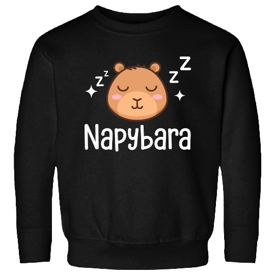 Napybara Sleepy Cute Capybara Sleeping Nap Lover Sweatshirts