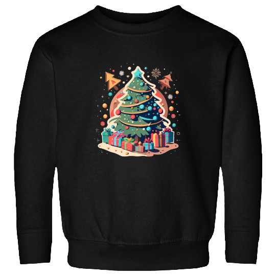 Christmas Tree Serenity Holiday Tranquility Sweatshirts