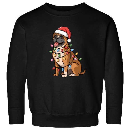 Cane Corso Christmas Lights Xmas Dogs Gifts Sweatshirts