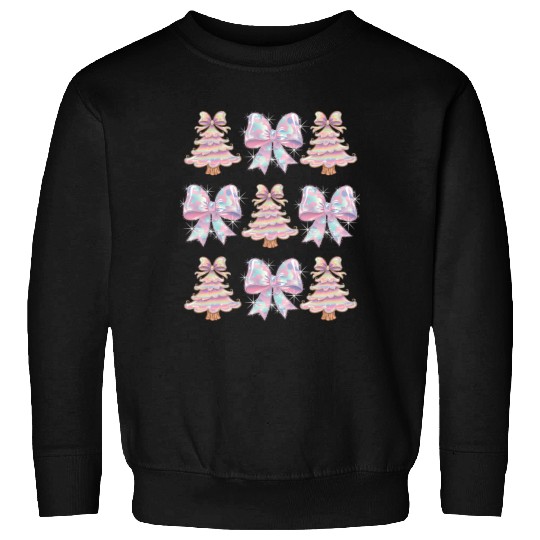 Christmas Coquette Bow, Merry Christmas Sweatshirts